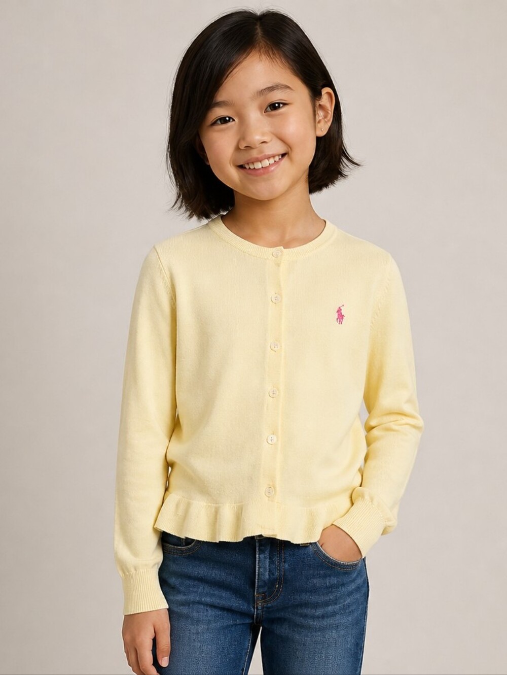 Ralph Lauren Yellow Kids Sweater